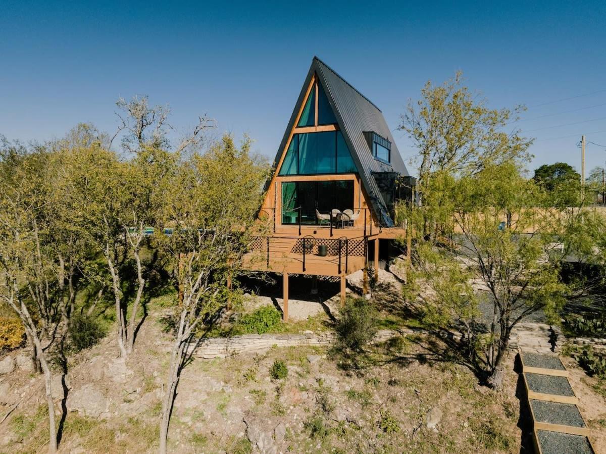 Villa The Pedernales A-Frame à Fredericksburg Extérieur photo